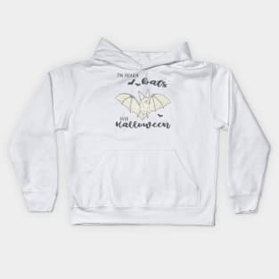 Freakin Bats Over Halloween Kids Hoodie